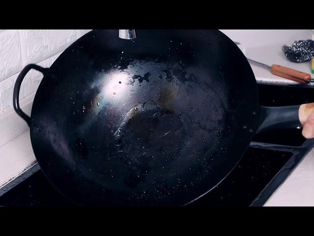 How to use Pre-Seasoned Carbon Steel wok first time? and How to care for it after.