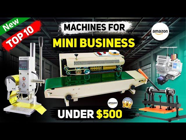 10 Small Business Machines You can Buy from Amazon to Make Money!  mini manufacturing business ideas