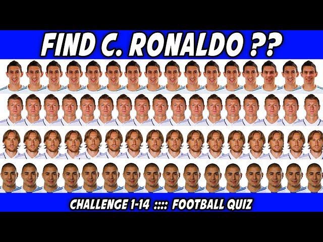 Soccer Challenges - Can you spot the differences in soccer players?? The best football quiz!