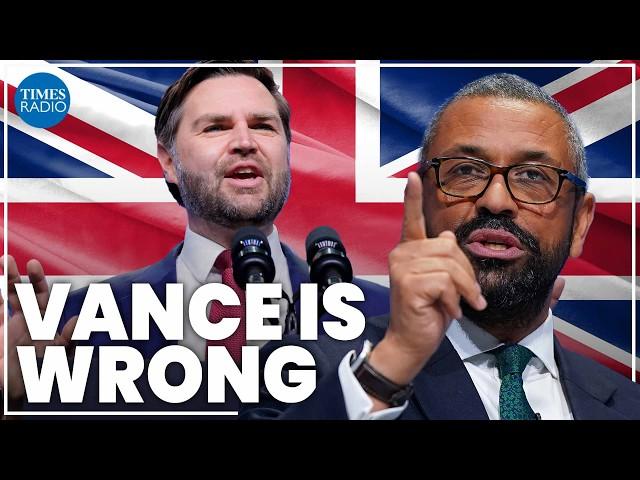 JD Vance 'foolish' and 'thoughtless' comments to damage friendship | James Cleverly