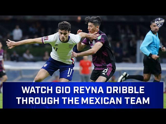 Incredible Gio Reyna Dribble Though 5 Mexican Defenders | USA v. Mexico | CBS Sports Golazo