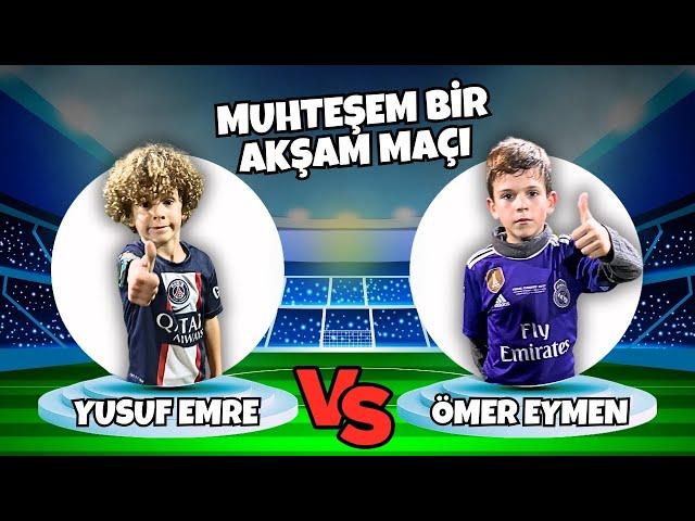 AKŞAM MAÇINDA ÖMER EYMEN İLE YUSUF EMRE PERFORMANSLARIYLA GÖZ DOLDURDU | JUNIORS FOOTBALL MATCH