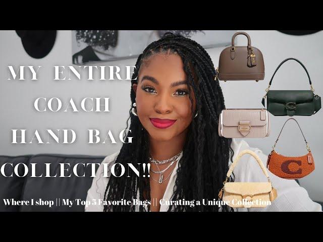 My Coach Handbag Collection || Where I shop | My Top 5 Favorite Bags | Curating a Unique Collection