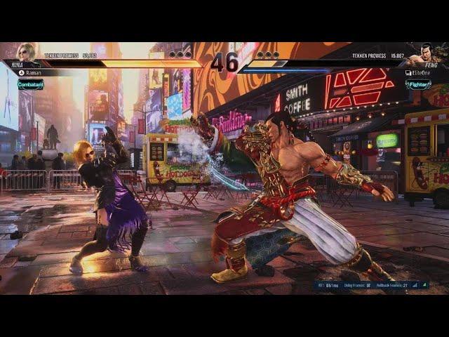 TEKKEN 8 CBT - Nina vs Feng Aggressive Match