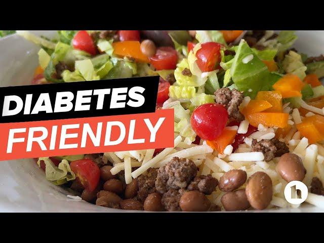 Easy and Yummy Diabetes Friendly Taco Salad