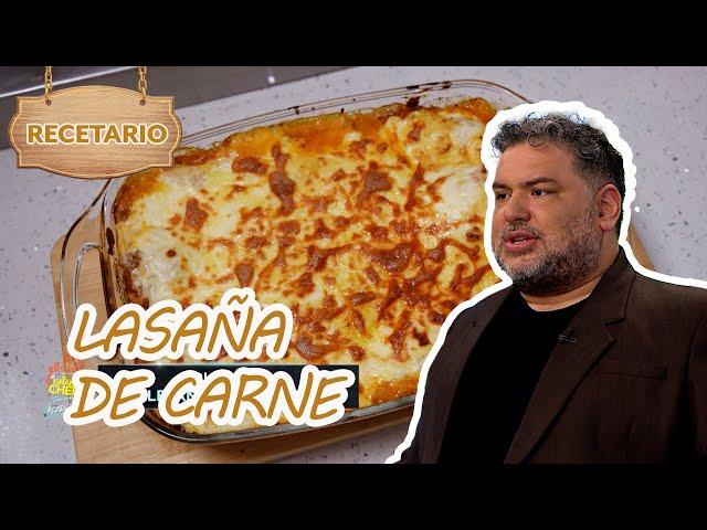 Te damos la receta de una rica 'Lasaña de carne' | El Gran Chef Famosos