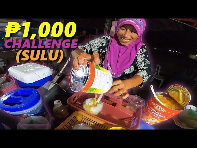 ₱1,000 SULU Halal Street Food Challenge sa Luuk! Incredible Find!