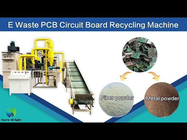 e waste pcb recycling machine/E Waste Recycling Machine/Metal Scrap recycling plant