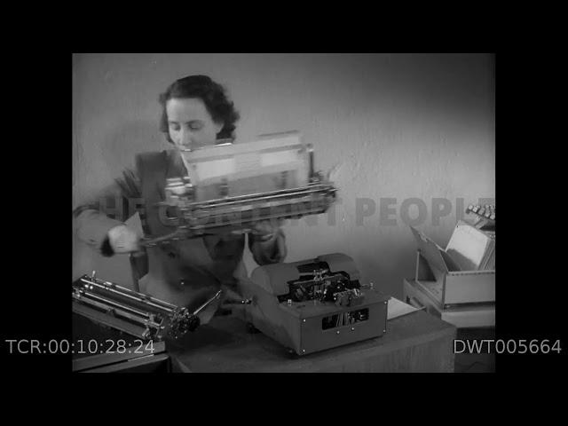 Rationalisierung durch Technisierung in Büro und Produktion 50er (LieberenzCollection)