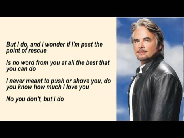 Hal Ketchum - Past The Point Of Rescue with Lyrics