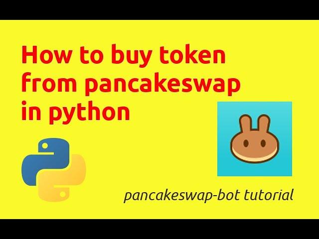 How to buy token from pancakeswap in python