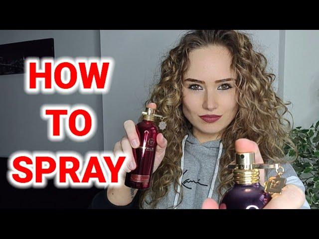 How To Spray Fragrances - No Sissyspraying