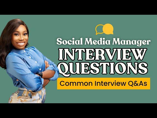 How to Ace a Social Media Manager Interview :Tips & FAQs