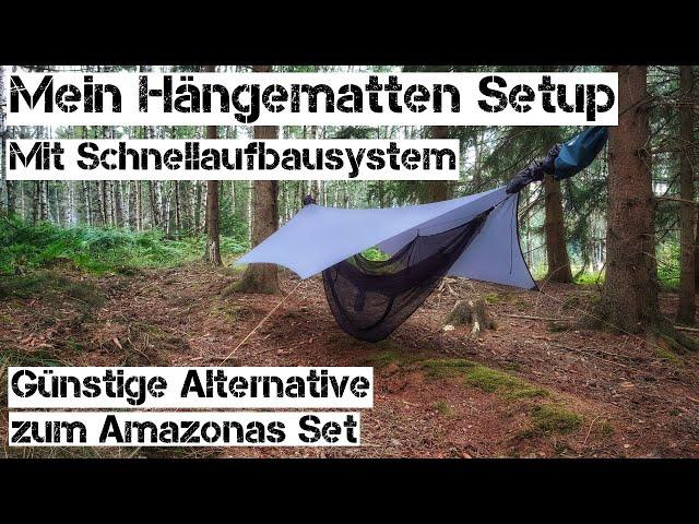 Mein Hängematten Sommer Setup mit Schnellaufbausystem | günstige Alternative zum Amazonas Set