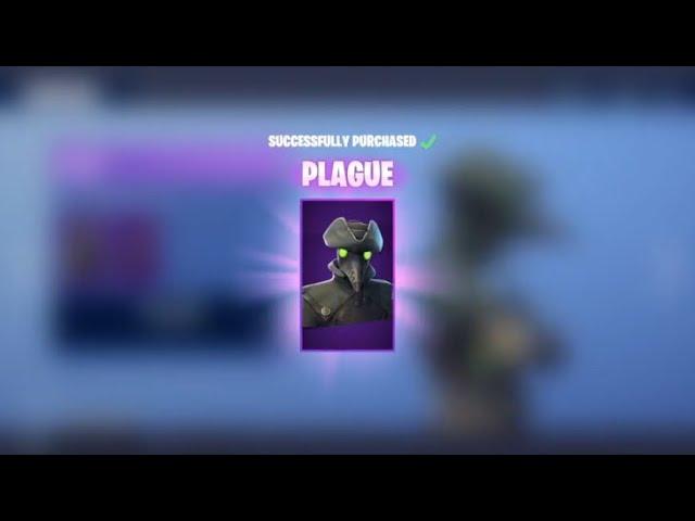 Fortnite | Buying NEW PLAGUE SKIN (Gameplay)