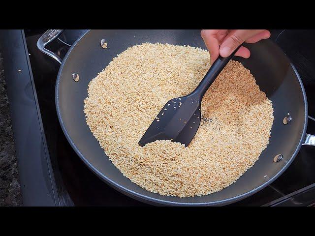 깨 볶는 방법 | 미국 참깨 파는 곳 | How to Toast Sesame Seeds for Korean Food