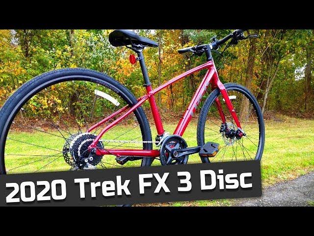 An Awesome Hybrid - 2020 Trek FX 3 Disc Flat Bar Hybrid, Commuter Bike Feature Review and Weight