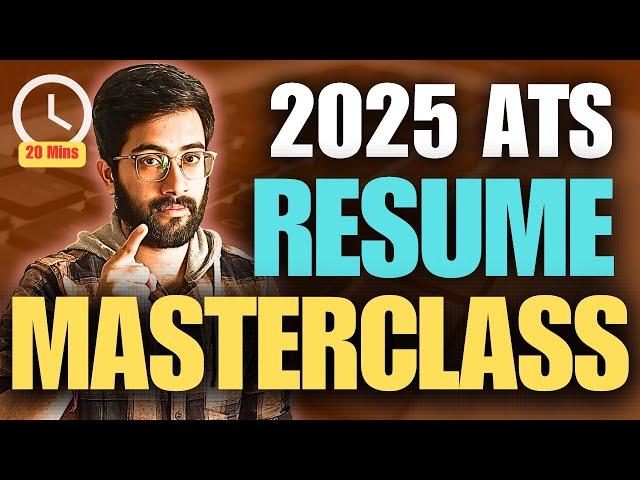 ATS friendly resume 2025 Masterclass in Telugu | Vamsi Bhavani