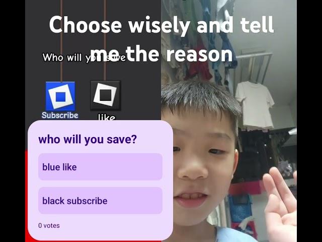 blue or red click your answer
