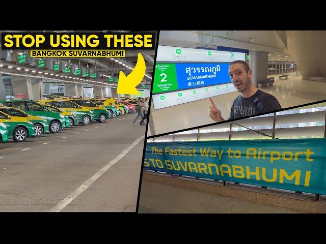 Stop using the Airport Taxis! Airport Rail Link Bangkok Suvarnabhumi