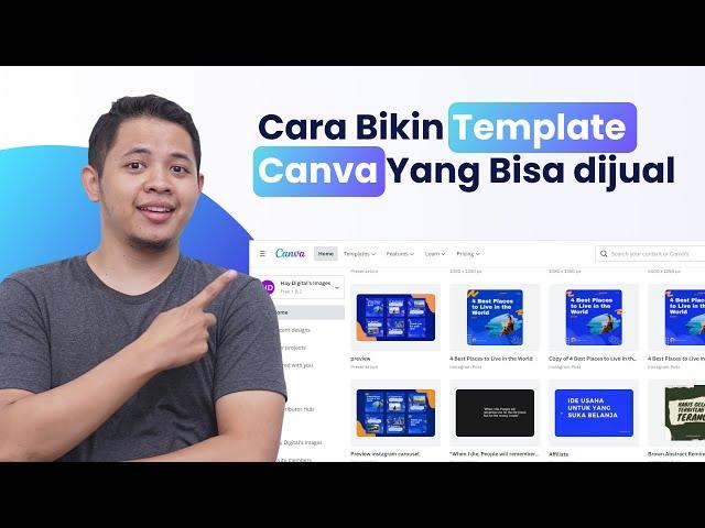 Panduan Membuat Template Canva | Bisa Untuk di Jual