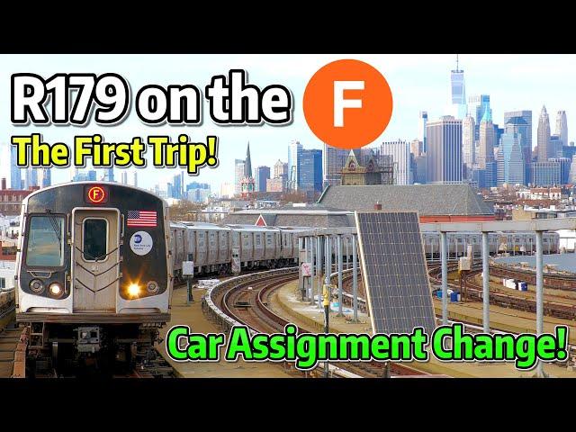 ⁴ᴷ⁶⁰ Car Assignment UPDATE: R179s Operating on the F Line!