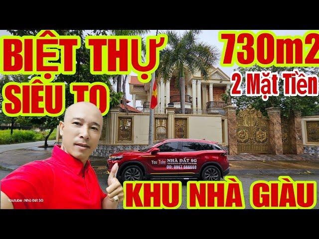 BIỆT THỰ SIÊU TO KHU NHÀ GIÀU GÓC 2 MẶT TIỀN CHỦ CẦN BÁN GẤP GIẢM GIÁ SÂU | #bietthusaigo