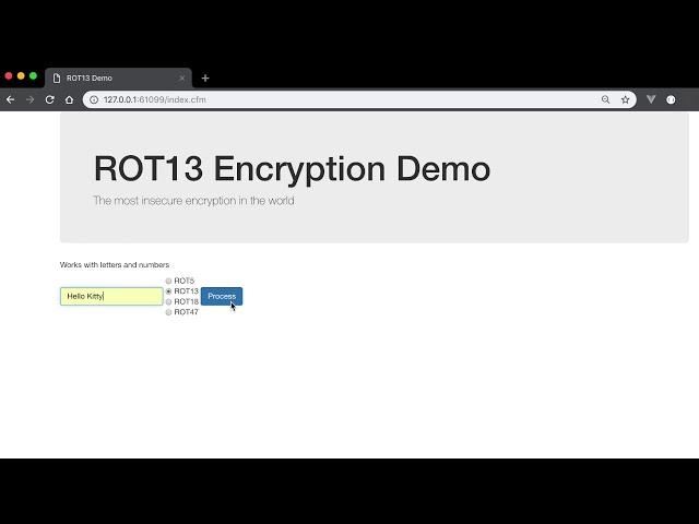 ROT13 demo