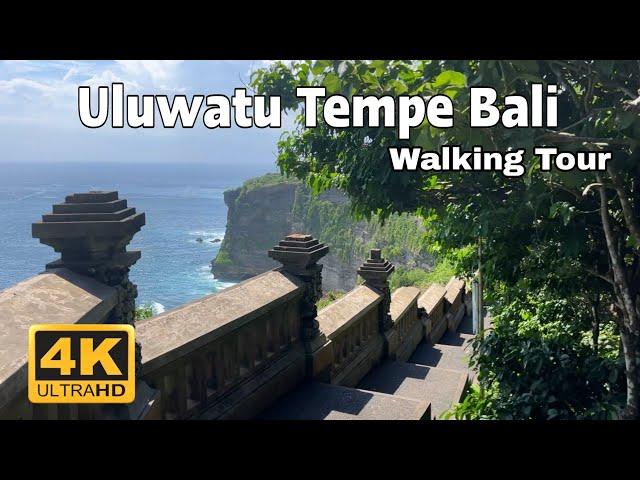 Uluwatu Temple Bali | Walking Tour | Bali, Indonesia | 4K