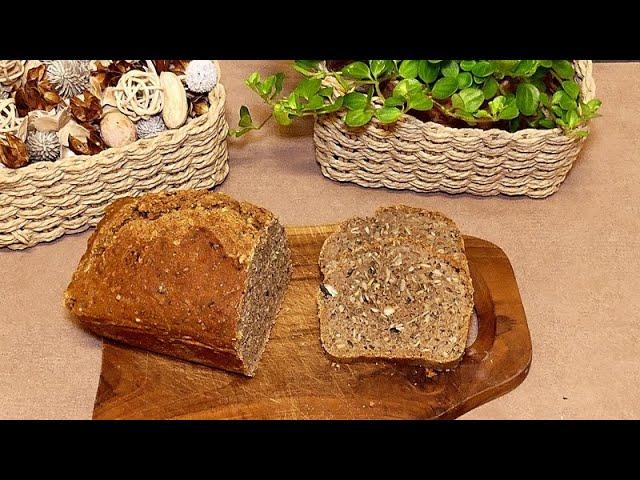 Gesundes Dinkelvollkornbrot ganz einfach gemacht!