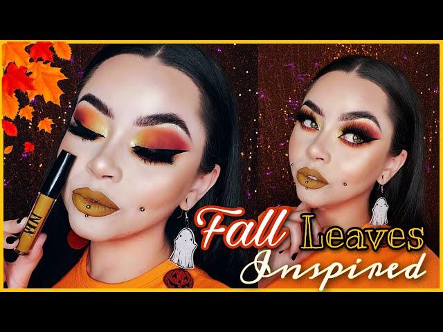 Warm eye look inspired by Fall leaves | Sydney Nicole