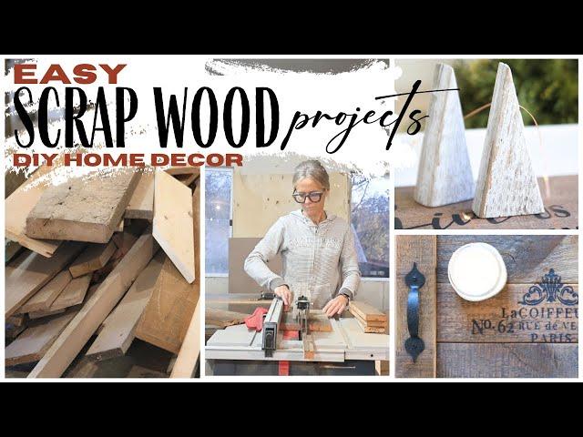 Scrap Wood Ideas ~ Easy DIY Home Decor ~ Scrap Wood Decorations ~ Old Wood Home Decor