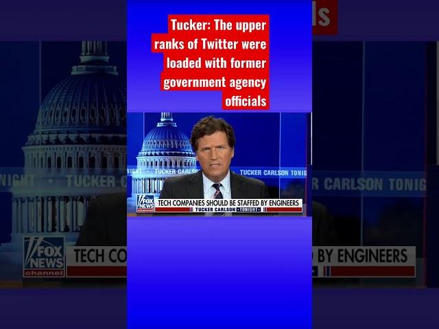 Tucker: Why were former intel officers working at Twitter? #shorts #shortsvideo #shortsfeed