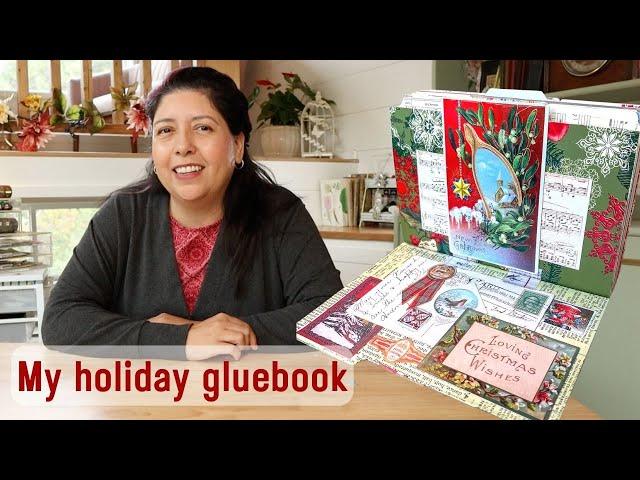 How to make a Christmas journal  Tab binding