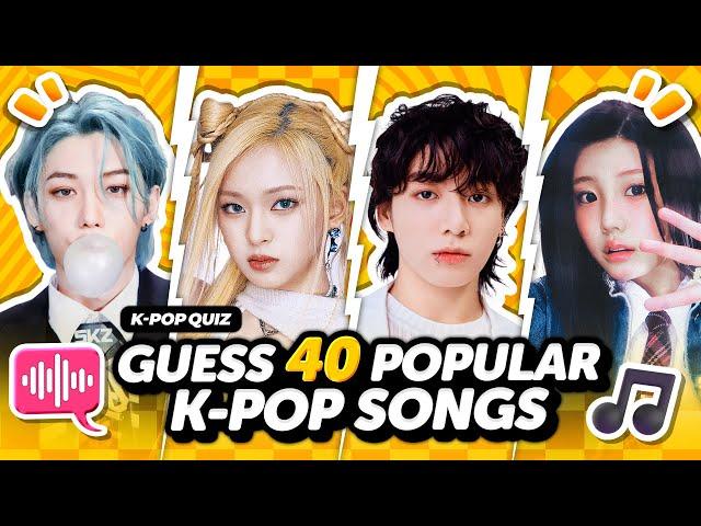 GUESS THE POPULAR KPOP SONGS BY THE INTRO  ANSWER - KPOP QUIZ 