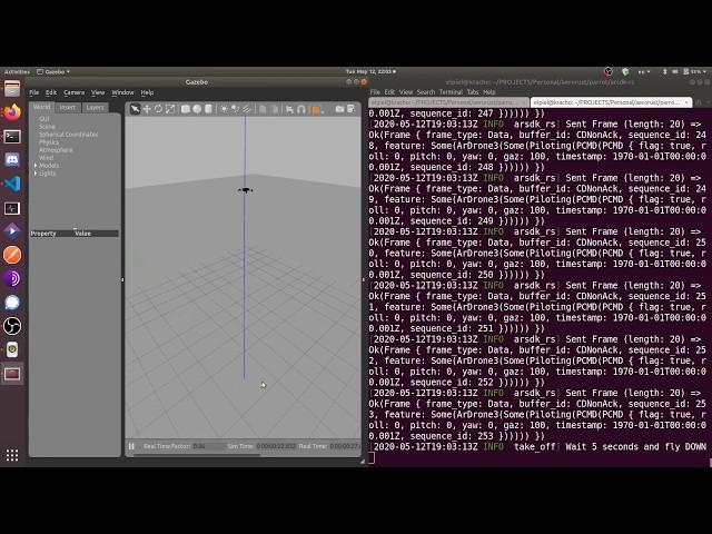  #rustlang | Drone Takeoff   and Landing  with Rust