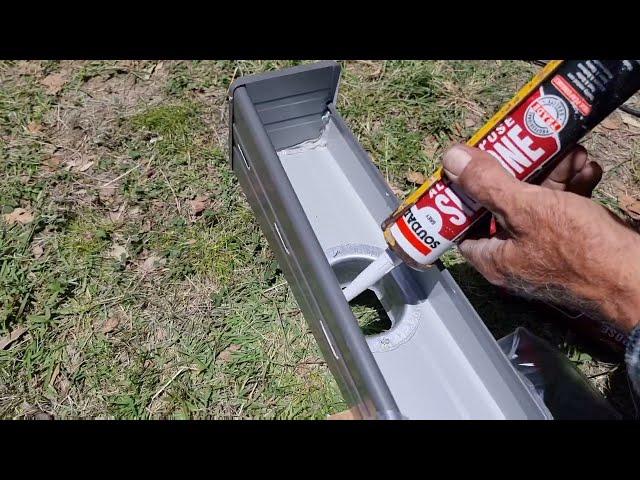 How to Cut and Install a Gutter Dropper Outlet for a Downpipe