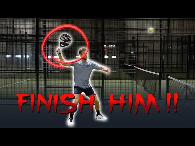 FINISHING With the FOREHAND VOLLEY! | ThePadelSchool.com