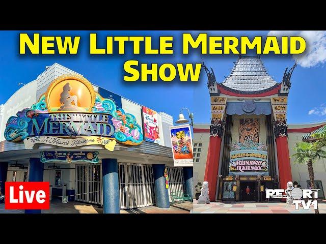 Live: NEW Little Mermaid Show Preview at Disney's Hollywood Studios - Walt Disney World Live Stream