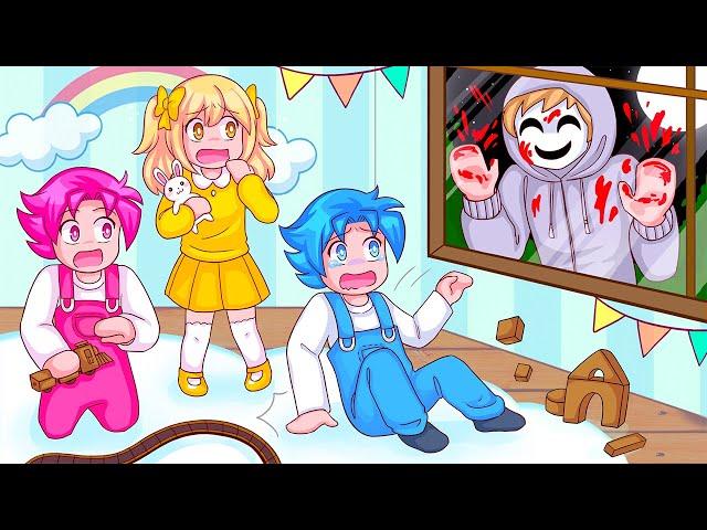 Survive The Night In Roblox Horror Daycare! (Roblox Story)