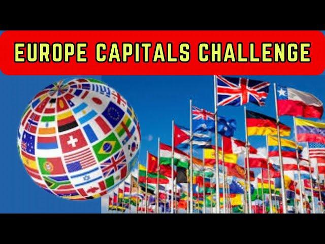 Europe Capitals Challenge | Europe Capitals Quiz | IQ TEST | Quiz Maze #quiz #youtube #viralvideo