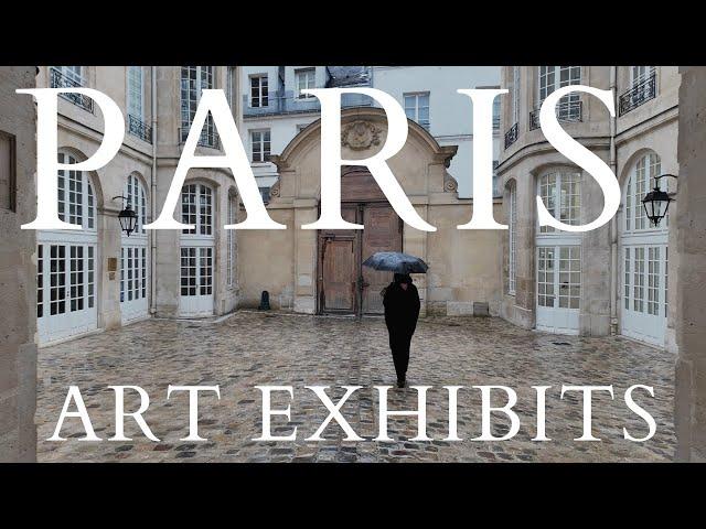 Exploring art galleries in Le Marais in Paris...