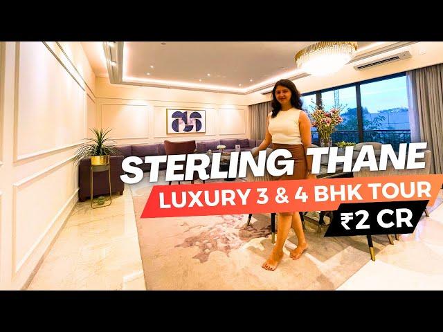 Lodha Sterling Thane Tour | LUXURY 2, 3 & 4BHK London Theme Homes | Review Price & Brochure