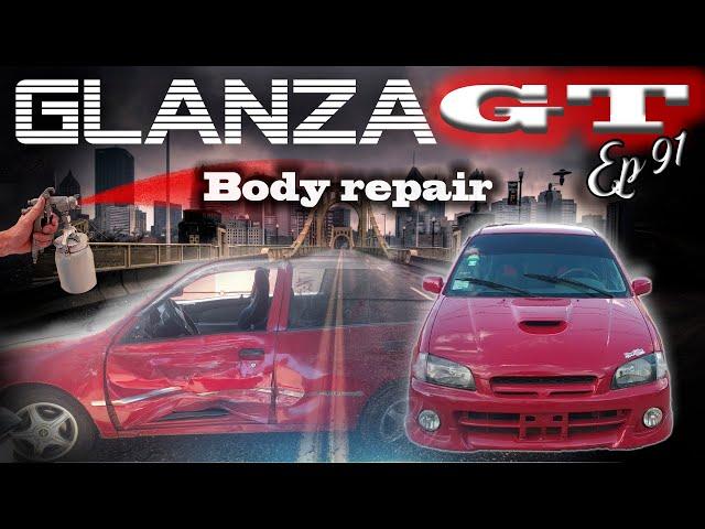 FROM STARLET TO GLANZA GT - RED PEARL PAINT JOB