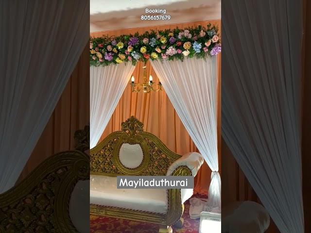 Reception decoration Mayiladuthurai  8056157679 #tamil #love