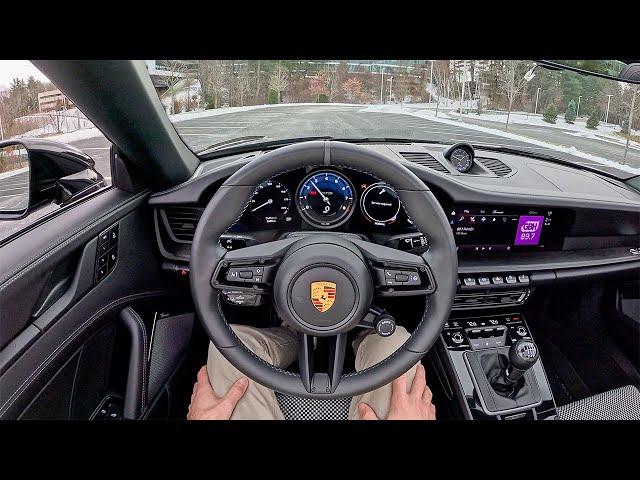 Exclusive Porsche 911 Targa 4 GTS - Porsche Design 50th Edition (POV Binaural Audio)