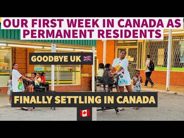 WE ARE STAYING FINALLY | OUR NEW CANADA LIFE | SHOPPING IN CANADA FOR THE FIRST TIME & SETTLING