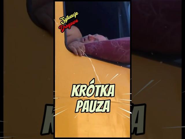 Krótka pauza #truckdriver #trucker #sytuacjedrogowe