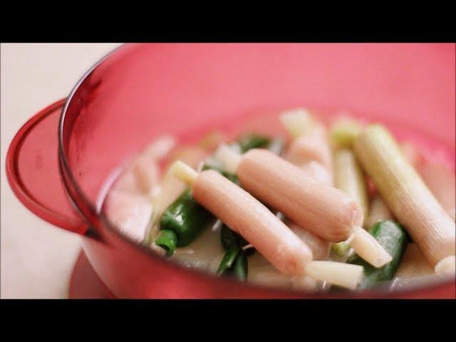 파소세지 만들기 : How to make spring onion sausage