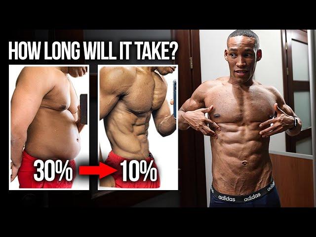 How Long To Get From 30% to 10% Body Fat? (THE TRUTH)